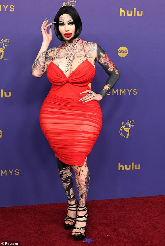 Plane Jane attends the 76th Primetime Emmy Awards in Los Angeles, California, U.S., September 15, 2024. REUTERS/Aude Guerrucci