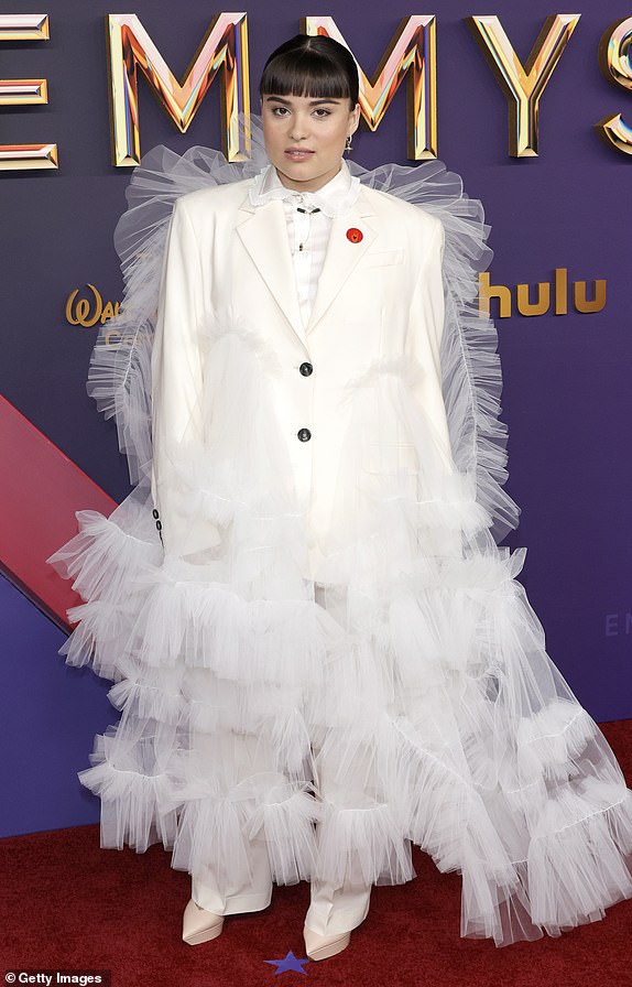 LOS ANGELES, CALIFORNIA - SEPTEMBER 15: Devery Jacobs attends the 76th Primetime Emmy Awards at Peacock Theater on September 15, 2024 in Los Angeles, California. (Photo by Frazer Harrison/Getty Images)