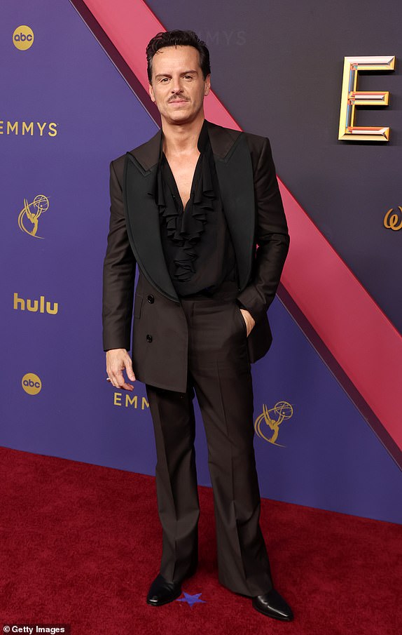 LOS ANGELES, CALIFORNIA - SEPTEMBER 15: Andrew Scott attends the 76th Primetime Emmy Awards at Peacock Theater on September 15, 2024 in Los Angeles, California. (Photo by Amy Sussman/Getty Images)